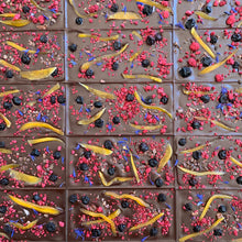 Load image into Gallery viewer, Dark Chocolate Blueberry Mango Bar
