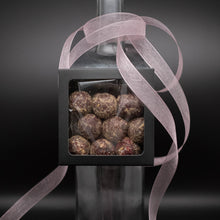 Load image into Gallery viewer, Tangerine Dark Chocolate &amp; Gooseberry Truffle Hanging Box - 9.pcs
